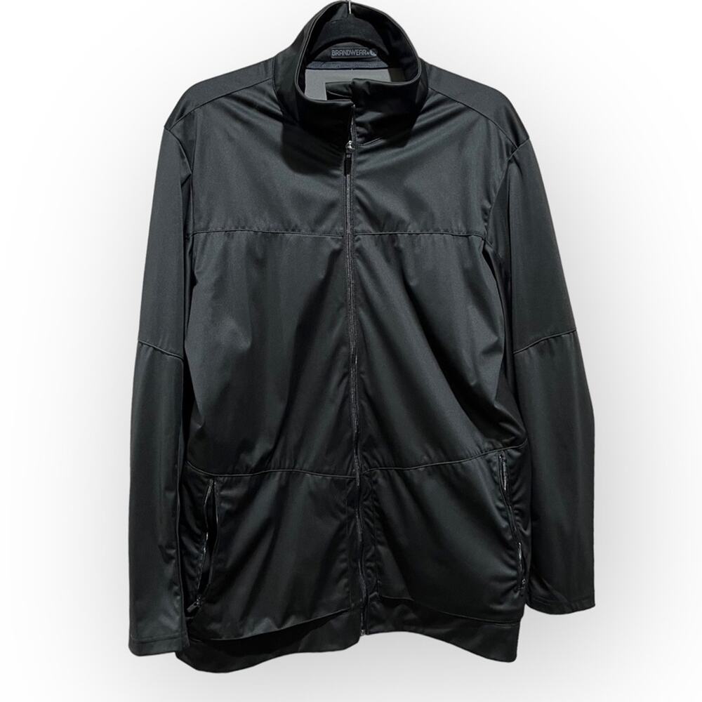 Brandwear lightweight zip up jacket sz XL Black